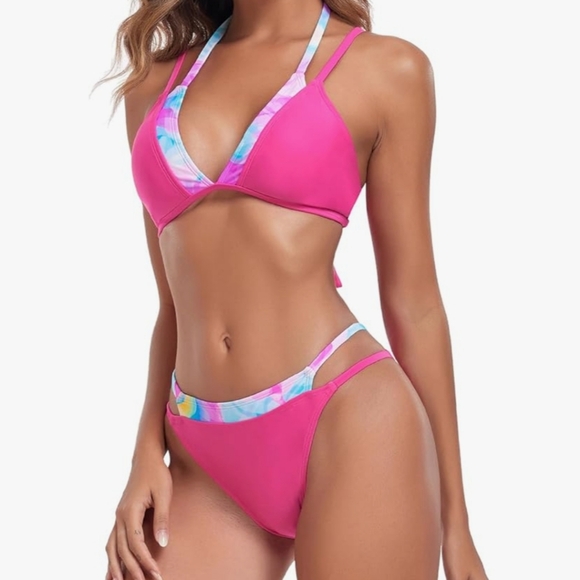 NWT Relleciga Triangle String Binki 2 Piece Women's Size Medium - Picture 2 of 11